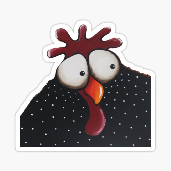Weird Chicken Sticker