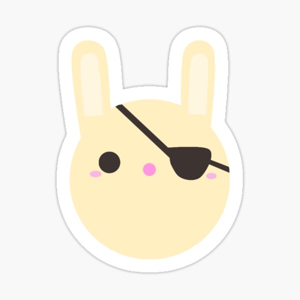Piggy Roblox Bunny Stickers Redbubble - bad bunny boys roblox