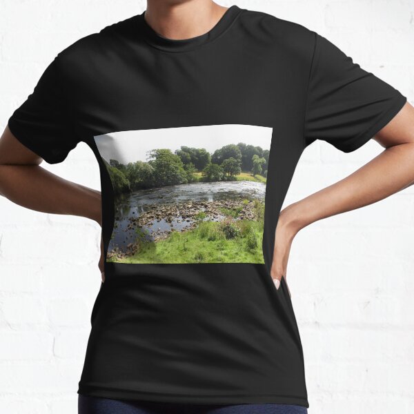 Merch #96 -- Stream Between Trees - Shot 5 (Hadrian's Wall) Active T-Shirt