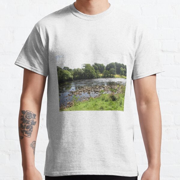 Merch #96 -- Stream Between Trees - Shot 5 (Hadrian's Wall) Classic T-Shirt