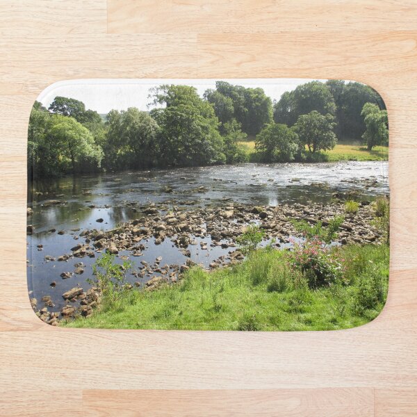 Merch #96 -- Stream Between Trees - Shot 5 (Hadrian's Wall) Bath Mat