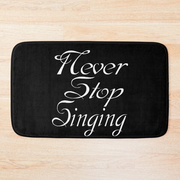 Item preview, Never Stop Singing- Motivational quote and words. designed and sold by AmazingEcraft.