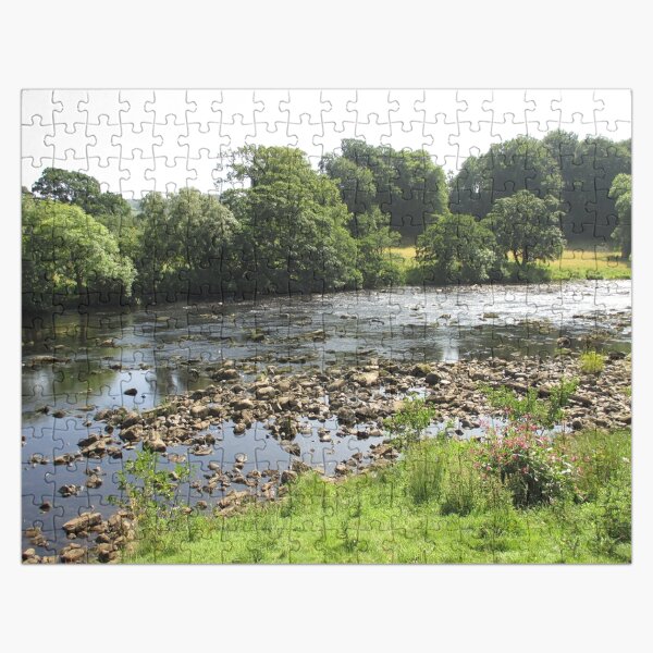 Merch #96 -- Stream Between Trees - Shot 5 (Hadrian's Wall) Jigsaw Puzzle