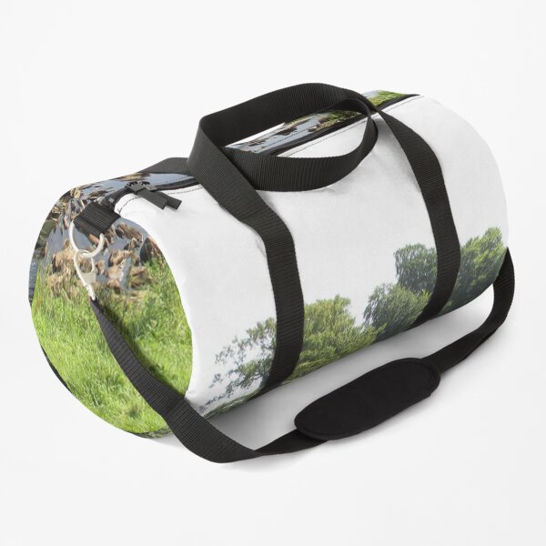 Merch #96 -- Stream Between Trees - Shot 5 (Hadrian's Wall) Duffle Bag