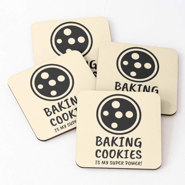 Item preview, Baking Cookies Superpower Quote Cute Outline designed and sold by javes93.