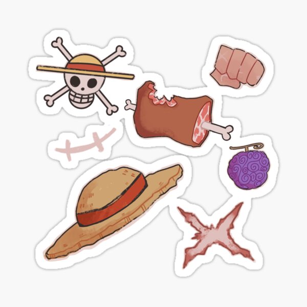 motif luffy Sticker