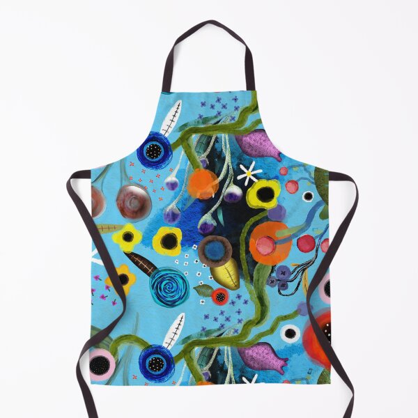 Item preview, Because I love the adrenaline in my veins - Blue berries morning glory daisies poppies designed and sold by rupydetequila.