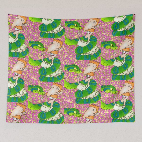 Item preview, Nigel Thornberry The Wild Thornberrys Neon Pattern 90s designed and sold by AbbysRadArt.