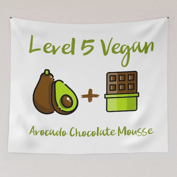 Item preview, Level 5 Vegan - Avocado Chocolate Mousse designed and sold by Sweevy Swag.