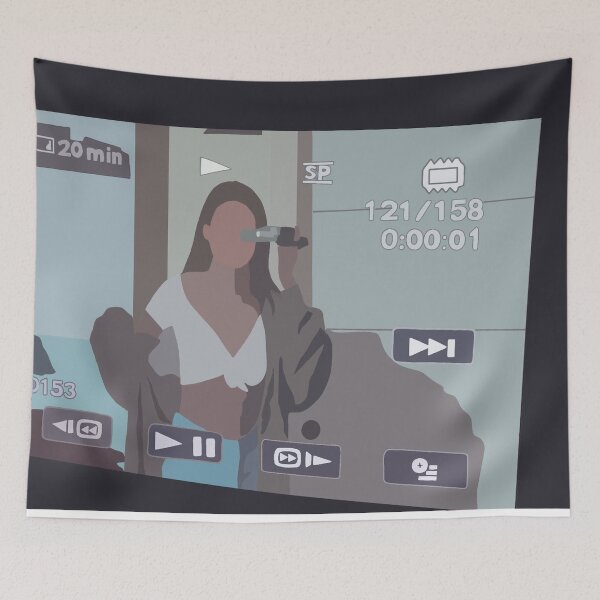 Item preview, girl with camera designed and sold by Dina Kalim.