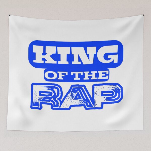 Item preview, King of the Rap bw designed and sold by Ankhmesut.