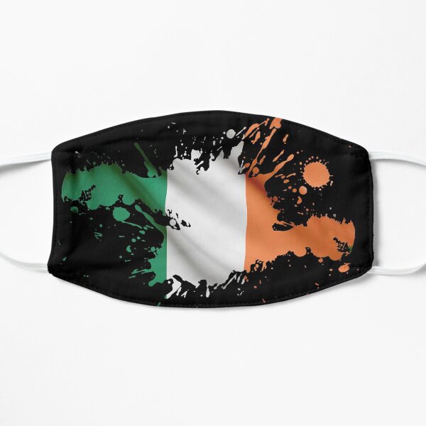Bandera de la República de Irlanda / Bandera irlandesa Mascarilla plana