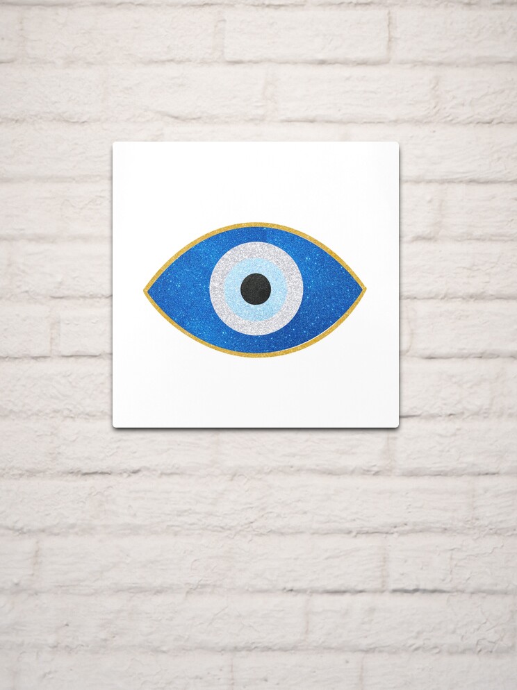 GOLD GLITTER EVIL EYE Sticker for Sale by Glossypop