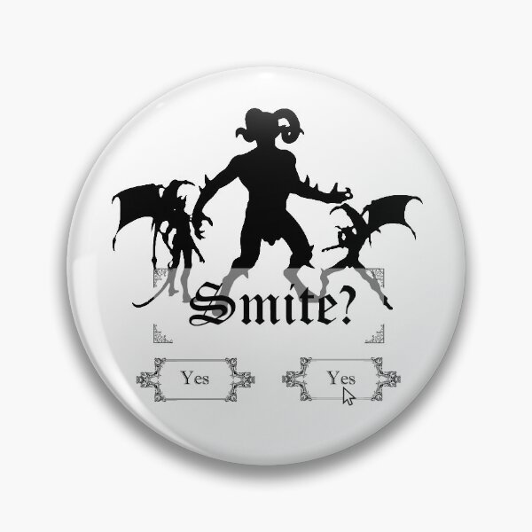 Item preview, Smite? (Black Graphic) designed and sold by Art by Papikins.