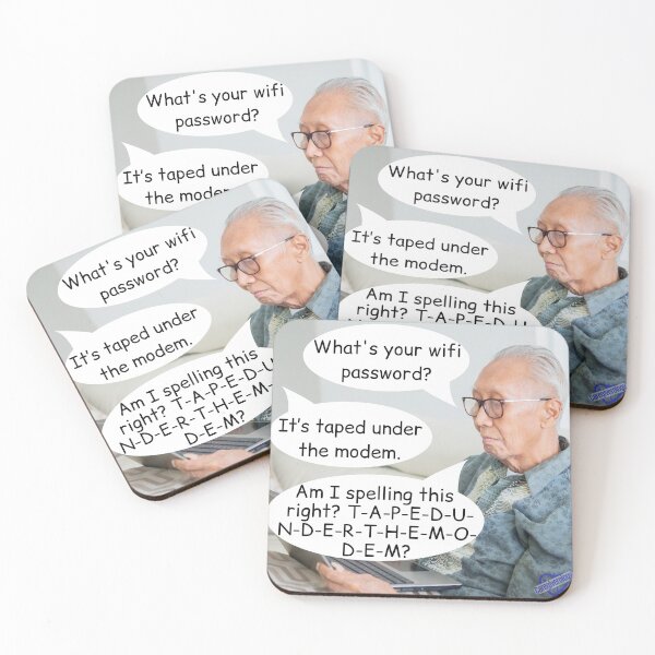 Item preview, What's your wifi password? designed and sold by Caregiverology.