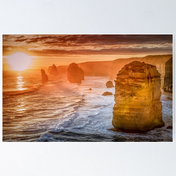 Item preview, Sunset hugging the Twelve Apostles designed and sold by Adis Zornic.