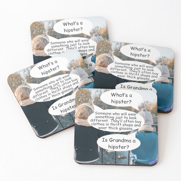 Item preview, What's a hipster? designed and sold by Caregiverology.