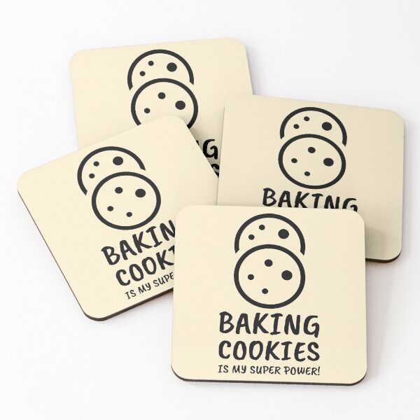 Item preview, Baking Cookies Superpower Quote Cute Pieces designed and sold by javes93.