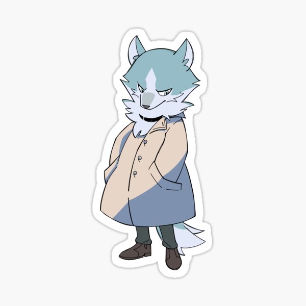 Wolf Shirou Big Coat Boys Sticker