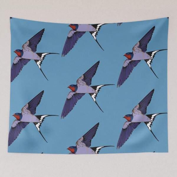 Item preview, PURPLE SWALLOW TAILED KITE, SWALLOW designed and sold by kellymavis.
