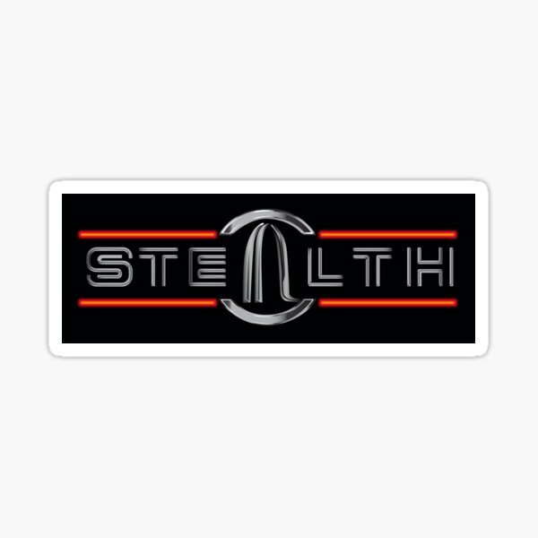 Stealth Logo Design Sticker