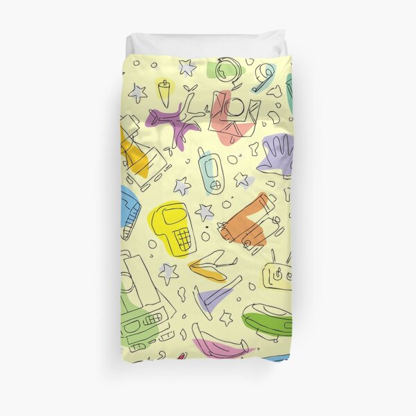 world of survey Duvet Cover
