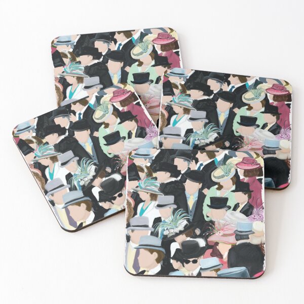 Ascot: A Day at the Raceas Coasters (Set of 4)