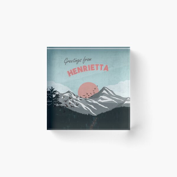 Item preview, Greetings from Henrietta Postcard Art designed and sold by hbailey-design.
