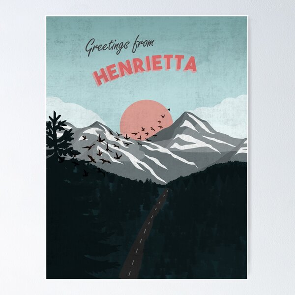 Item preview, Greetings from Henrietta Postcard Art designed and sold by hbailey-design.