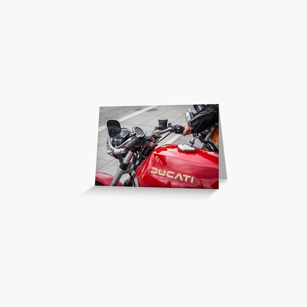 Vintage Ducati Greeting Card