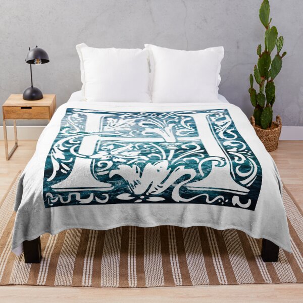 Item preview, The Letter H Ocean Waves  designed and sold by yacine12353.