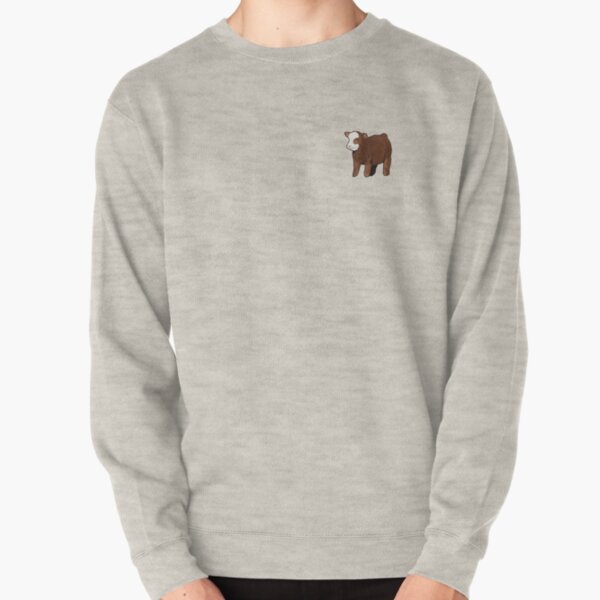 fluffy cow puppy! Pullover Sweatshirt