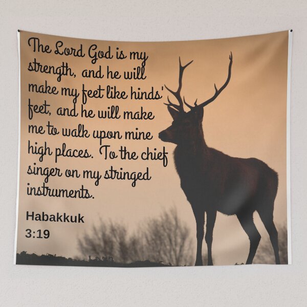 Item preview, Habakkuk 3:19 designed and sold by Caregiverology.