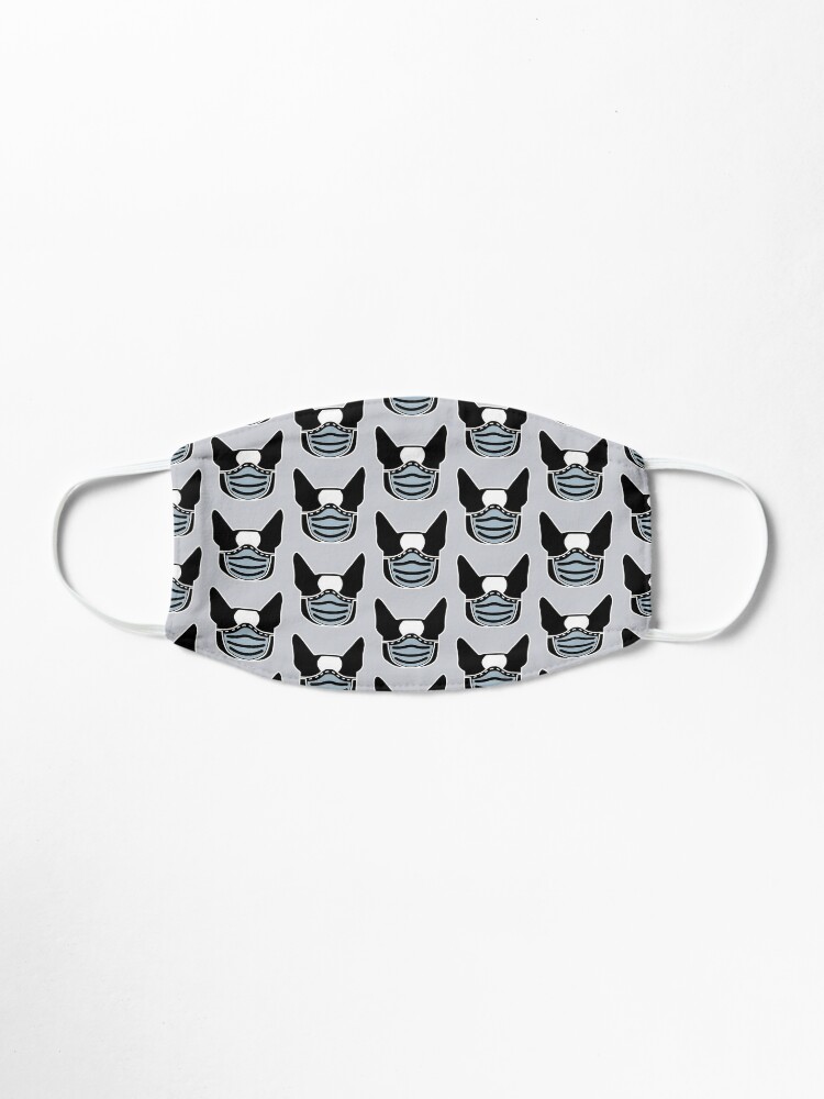 Download Boston Terrier Face Mask By Smooshface United Mask By Smooshfaceutd Redbubble PSD Mockup Templates