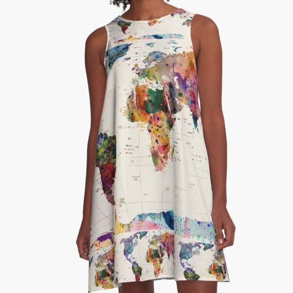 map A-Line Dress