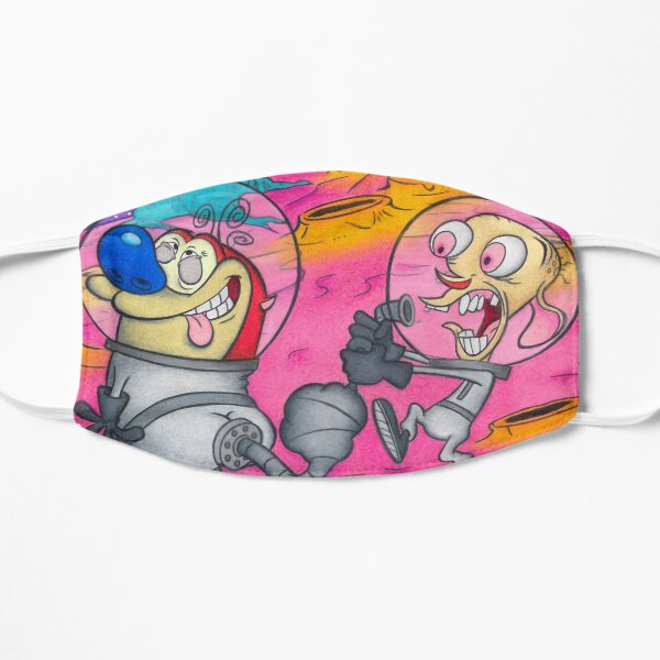 Ren and Stimpy Trippy Space Planet Mask