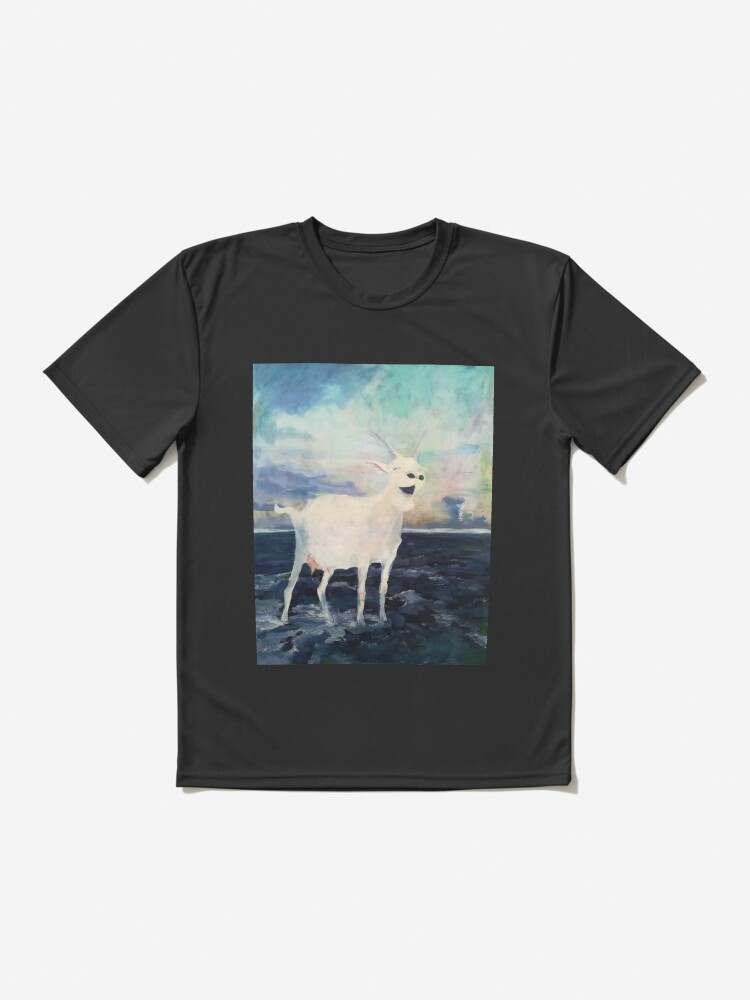 Thumbnail 2 von 7, Funktionsshirt, Eine fröhliche Ziege auf hoher See designt und verkauft von LillianBerthel.