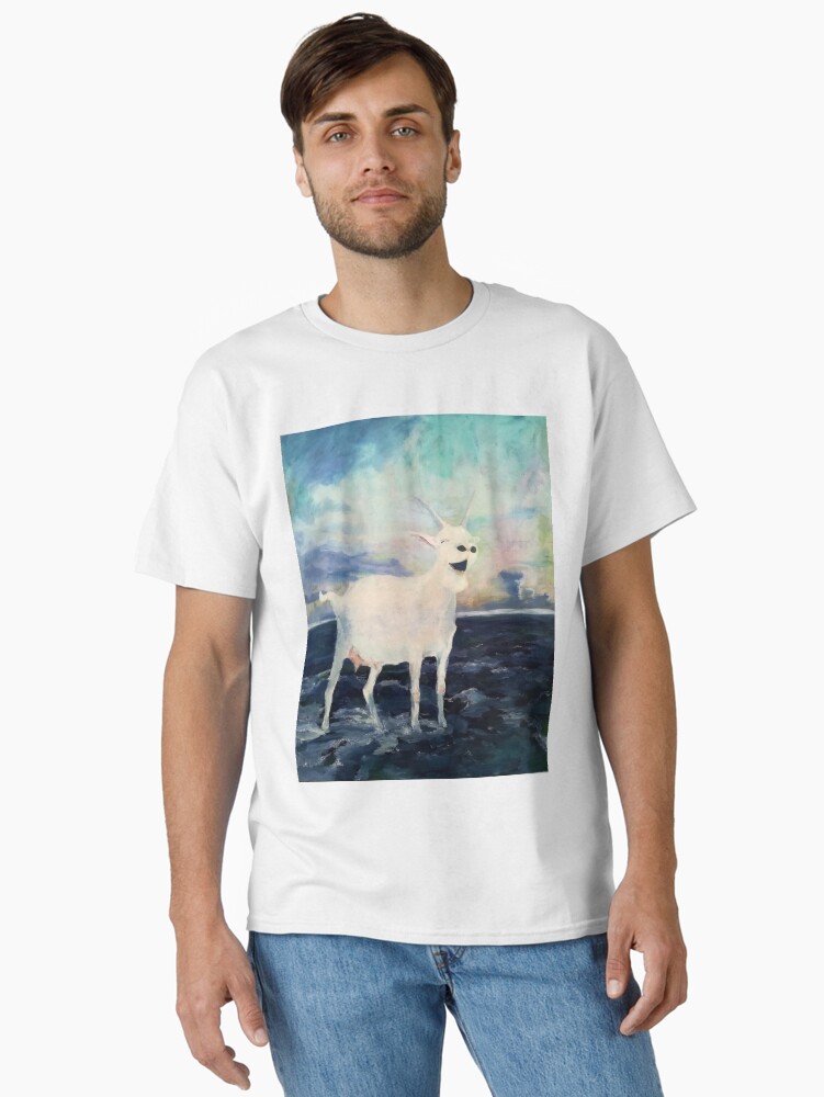 Thumbnail 1 von 7, Classic T-Shirt, Eine fröhliche Ziege auf hoher See designt und verkauft von LillianBerthel.