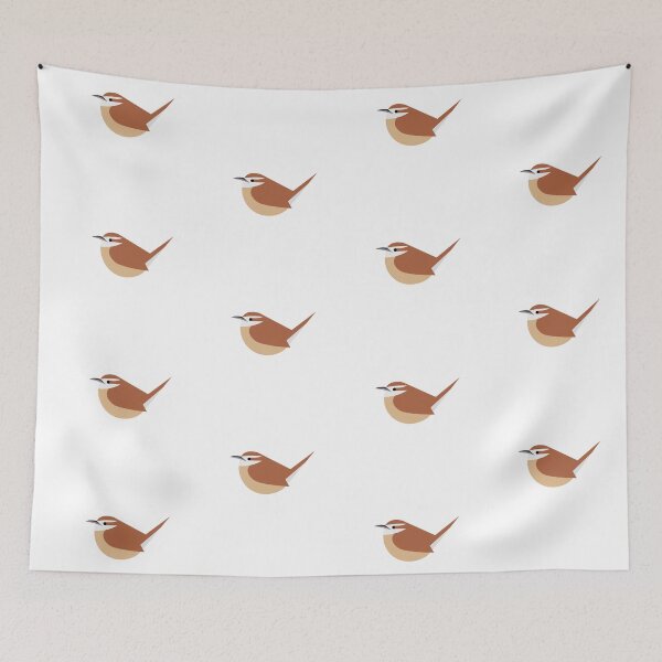 Item preview, Minimalist Carolina Wren designed and sold by jspiggle.