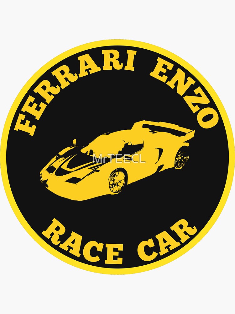 "Ferrari Enzo Race Car" Sticker for Sale by MrTEECL Redbubble
