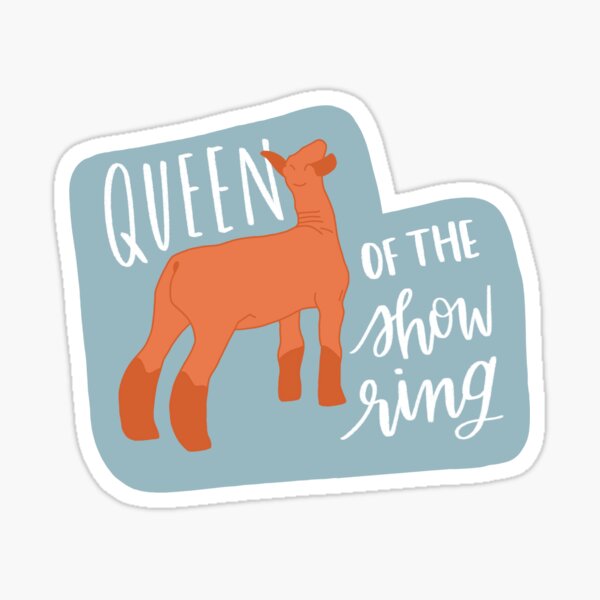 Item preview, Queen of the Show Ring in orange designed and sold by MissRsCorner.
