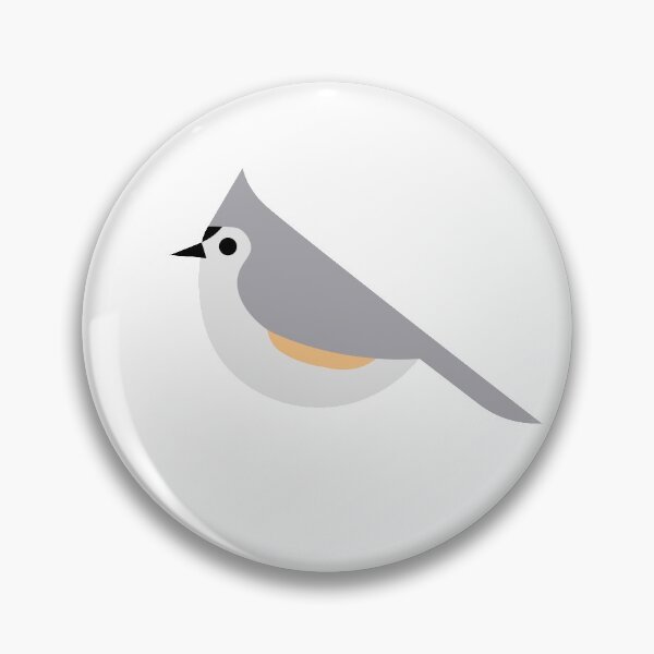 Item preview, Minimalist Tufted Titmouse designed and sold by jspiggle.