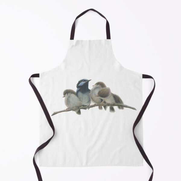 Item preview, Wren family. Blue wrens, blue wren art, Australian bird art.  designed and sold by RachaelCurryArt.