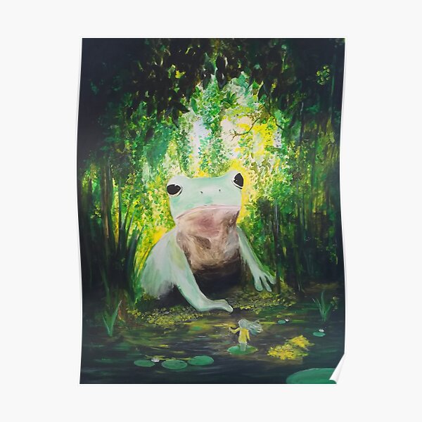 Der Froschkönig und das Mädchen Poster