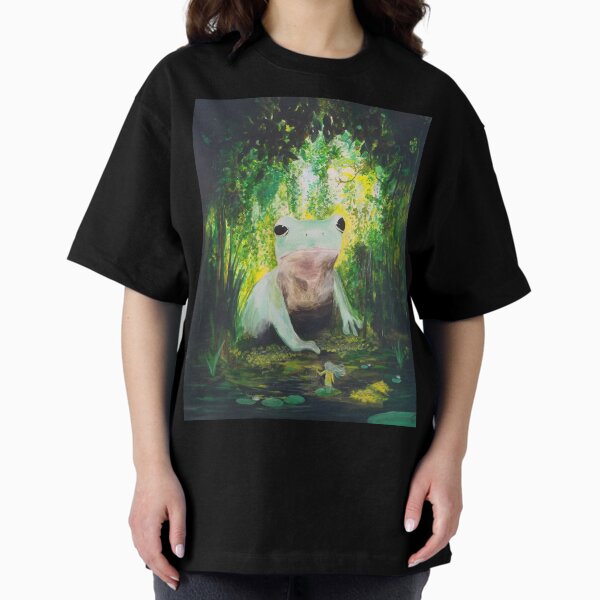 Der Froschkönig und das Mädchen Oversized T-Shirt