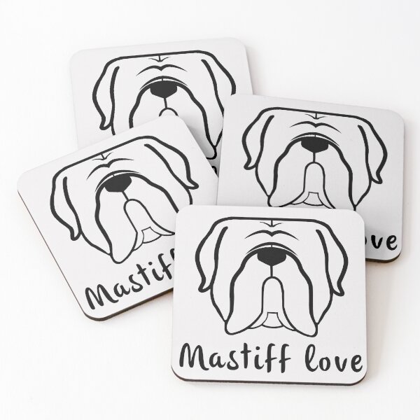 Item preview, Mastiff LOVE - Dogue de Bordeaux, Bordeaux Mastiff, French Mastiff designed and sold by smooshfaceutd.