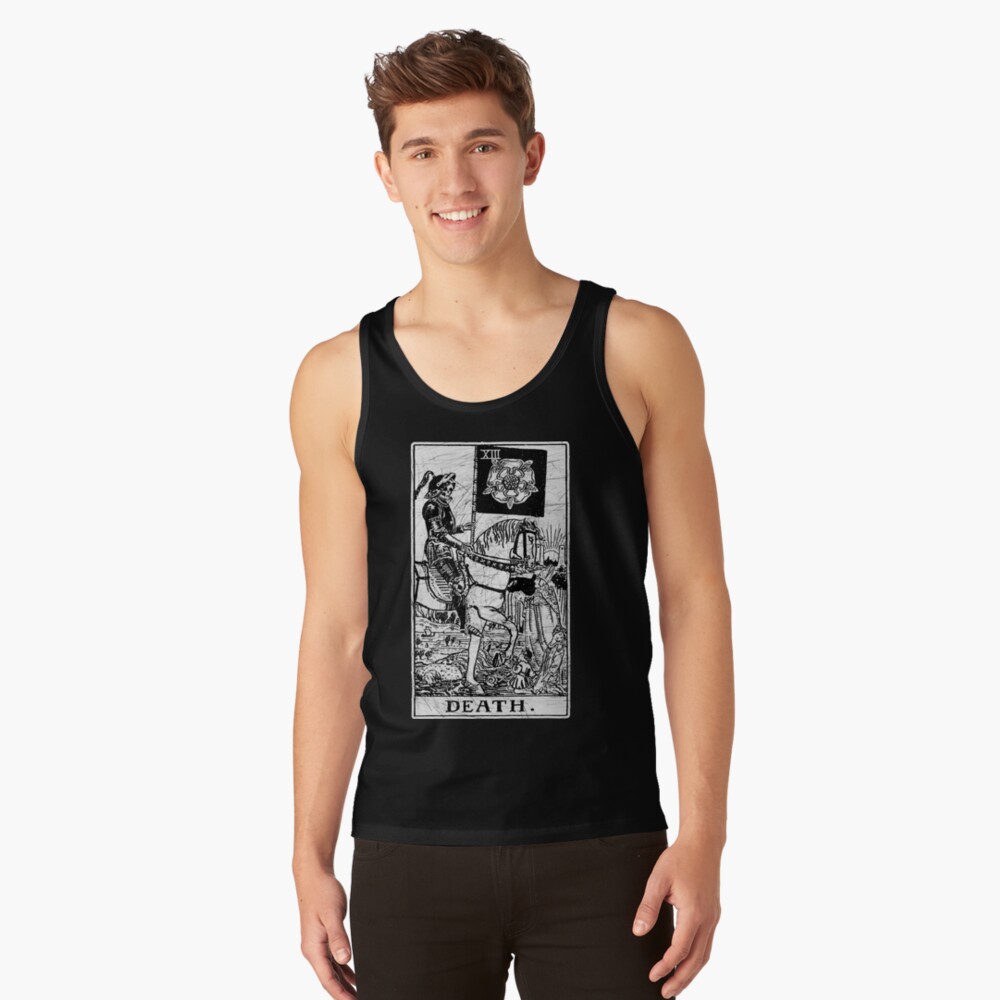 Discover Death Tarot Card - Major Arcana - fortune telling - occult Tank Top