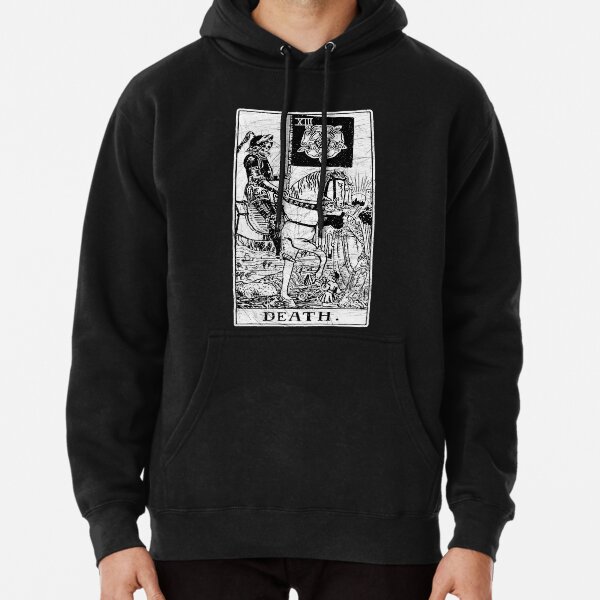 Death Tarot Card - Major Arcana - fortune telling - occult Pullover Hoodie