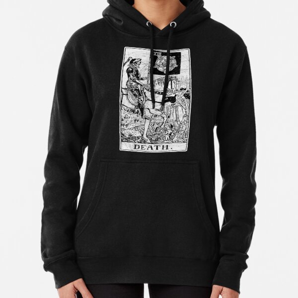 Death Tarot Card - Major Arcana - fortune telling - occult Pullover Hoodie