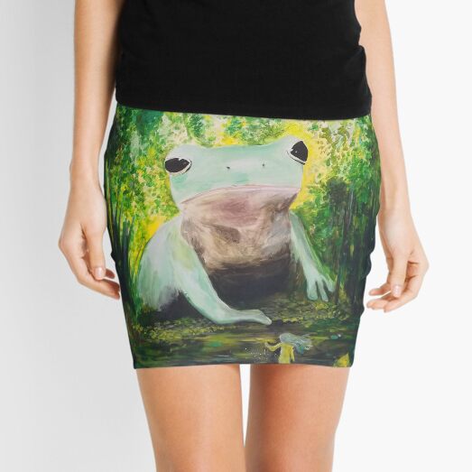 Der Froschkönig und das Mädchen Minirock
